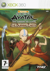 Avatar: The Legend of Aang The Burning Earth PAL Xbox 360 PAL box art